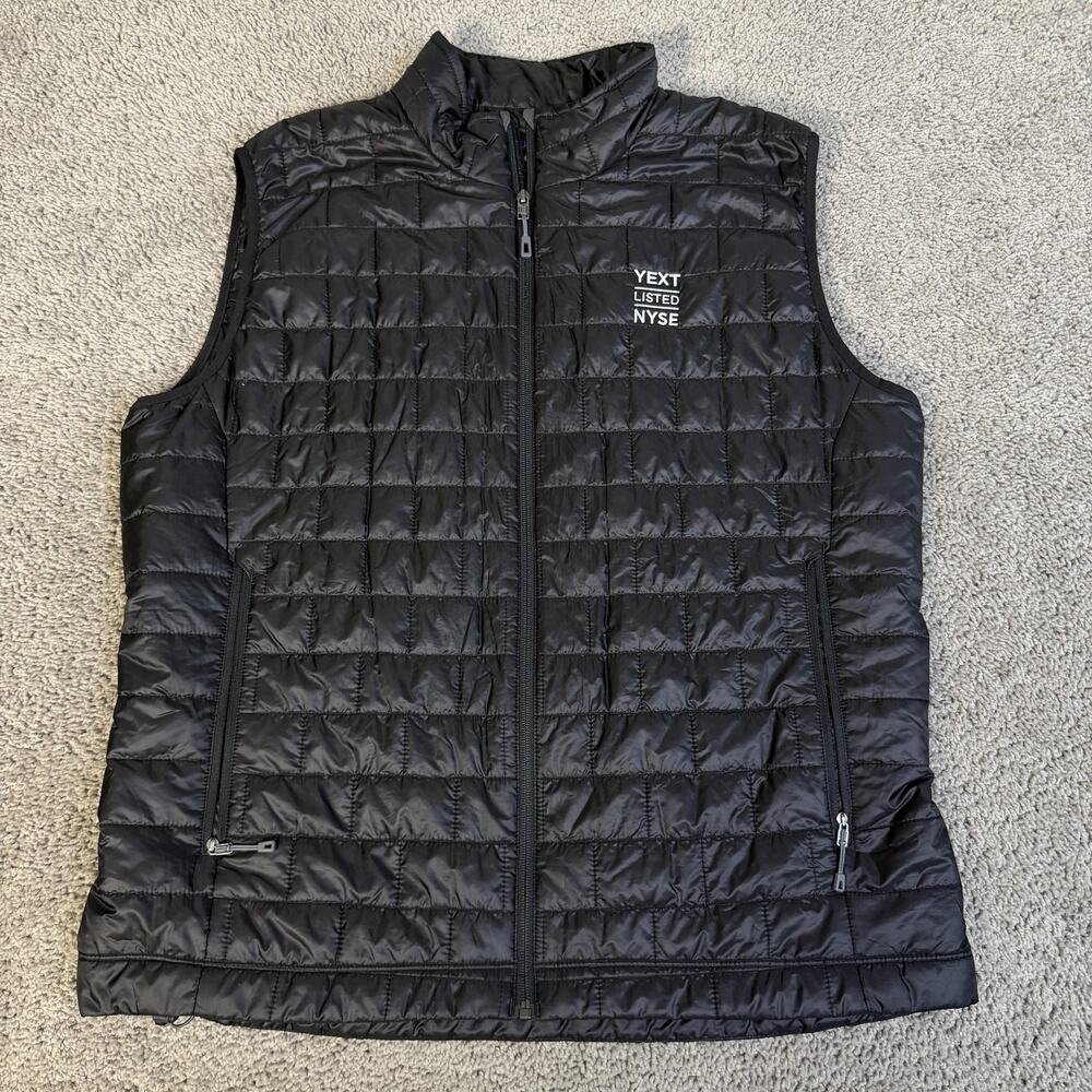 Patagonia Nano Puff Vest Mens XL Black Quilted Insulated Puffer Full Zip Jacket